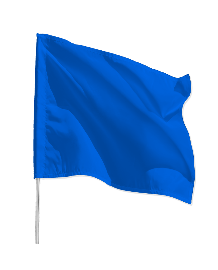 Single-colour flag 1.5m x 1.5m - 100 pcs