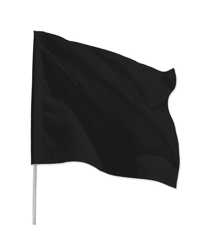 Single-colour flag 1.5m x 1.5m - 100 pcs