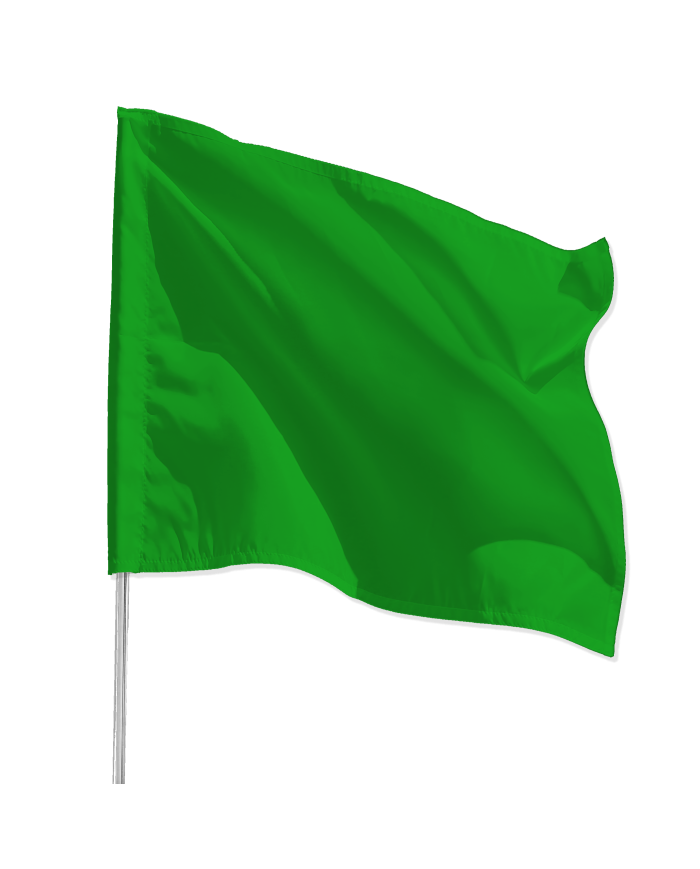 Single-colour flag 1.5m x 1.5m - 100 pcs