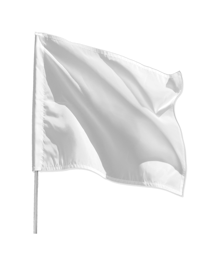 Single-colour flag 1.5m x 1.5m - 100 pcs