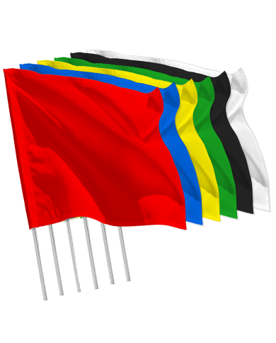 Single-colour flag 1.5m x 1.5m - 100 pcs