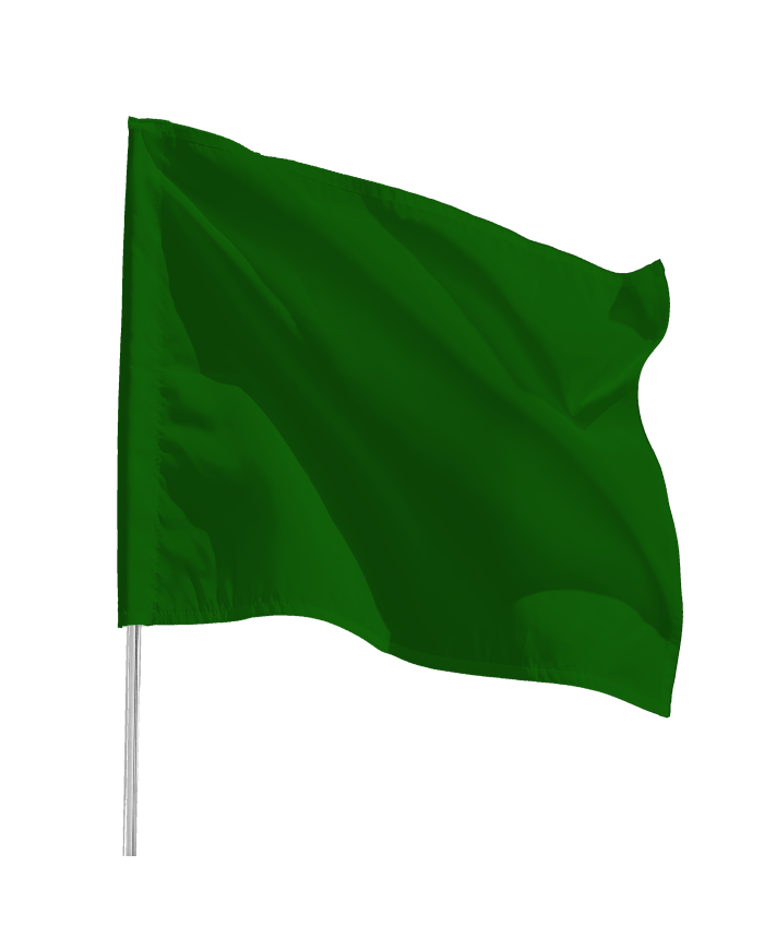 Single-colour flag 1.5m x 1.5m - 100 pcs